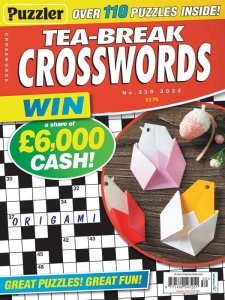 Puzzler Tea-Break Crosswords - No. 330 2023