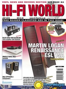 Hi-Fi World - July 2016