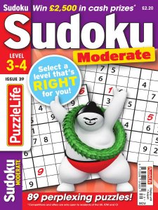 PuzzleLife Sudoku Moderate - Is. 39 2019