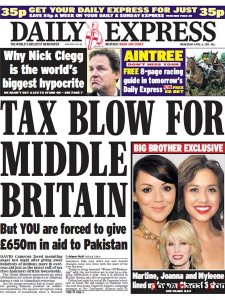 Daily Express - 06 Wednesday April 2011