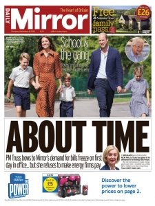 Daily Mirror - 8.09.2022