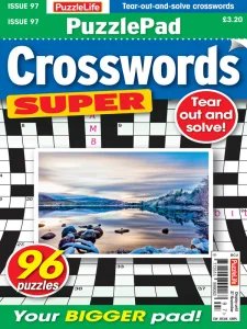 PuzzleLife PuzzlePad Crosswords Super - Is. 97 2025