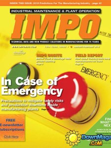 Industrial Maintenence and Plant Operation - January/February 2015