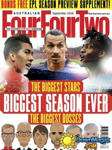 FourFourTwo AU - September 2016