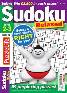 PuzzleLife Sudoku Relaxed - Is. 13 2019