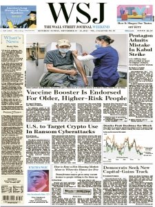 The Wall Street Journal - 09.18.2021