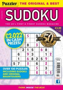 Puzzler Sudoku - No. 228 2022