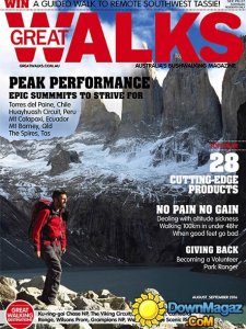 Great Walks - August - September 2016