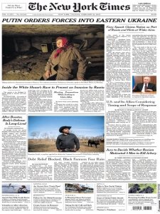 The New York Times 02.22 2022