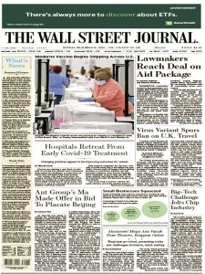 The Wall Street Journal - 12.24.2020