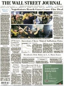 The Wall Street Journal - 01.16.2025