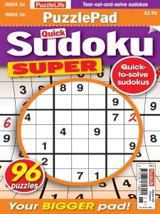 PuzzleLife PuzzlePad Sudoku Super - Is. 26 2023