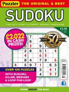 Puzzler Sudoku - No. 225 2022