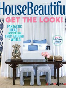 House Beautiful USA Magazine October 2012