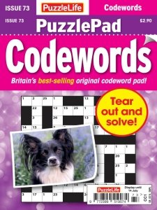 PuzzleLife PuzzlePad Codewords - Is. 73 2022