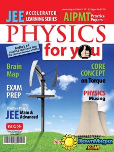 Physics For You - March 2016