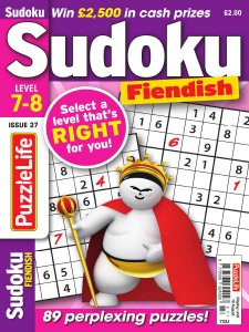 PuzzleLife Sudoku Fiendish - Is. 27 2018