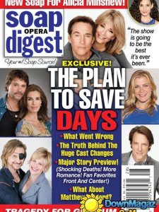 Soap Opera Digest USA - 13 July 2015