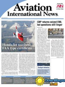 Aviation International News - January 2016