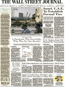 The Wall Street Journal - 08.14.2020