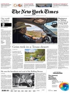 The New York Times INT 08.26 2021