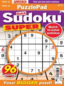 PuzzleLife PuzzlePad Sudoku Super - Is. 46 2025