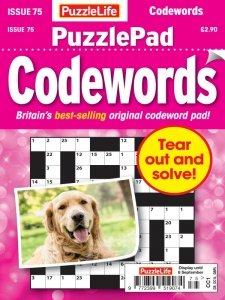 PuzzleLife PuzzlePad Codewords - Is. 75 2022