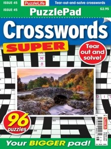 PuzzleLife PuzzlePad Crosswords Super - Is. 45 2021