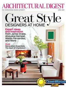 Architectural Digest USA - April 2013