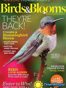 Birds & Blooms - June - July 2016