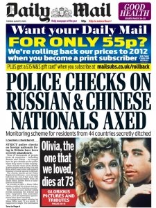 Daily Mail 9.08 2022