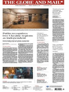 The Globe and Mail 02.22.2022