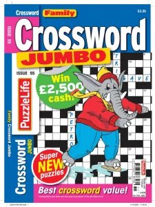 PuzzleLife Family Crossword Jumbo - Is. 55 2024