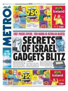 Metro UK - 19.09.2024