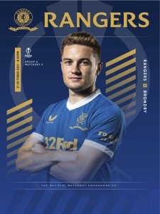 Rangers Football Club Matchday Programme - 21.10.2021