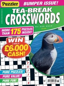 Puzzler Tea-Break Crosswords - Is. 346 2024