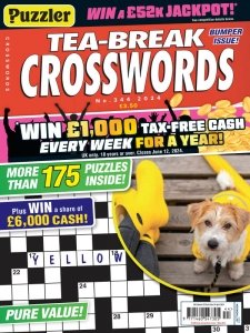 Puzzler Tea-Break Crosswords - Is. 344 2024