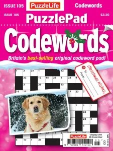 PuzzleLife PuzzlePad Codewords - Is. 105 2024