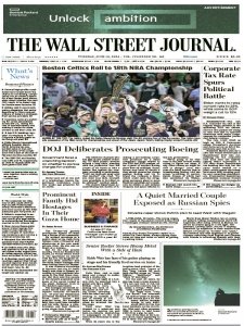 The Wall Street Journal 06.18.2024