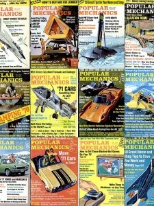 Popular Mechanics USA - 1970 Full Year