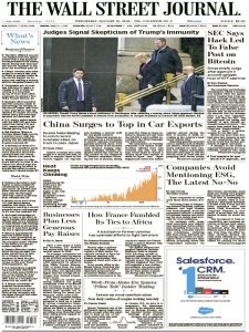 The Wall Street Journal 01.10.2024