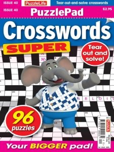 PuzzleLife PuzzlePad Crosswords Super - Is. 40 2021