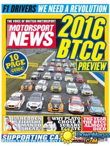 Motorsport News - March 30, 2016