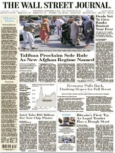 The Wall Street Journal 09.08 2021