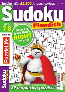 PuzzleLife Sudoku Fiendish - Is. 35 2019