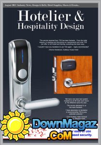 Hotelier & Hospitality Design - 08.2017