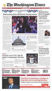 The Washington Times - 01.20.2025