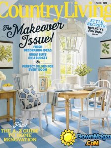 Country Living USA - March 2016