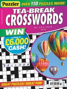 Puzzler Tea-Break Crosswords - No. 332 2023