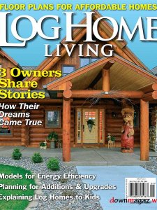 Log Home Living Magazine January 2013